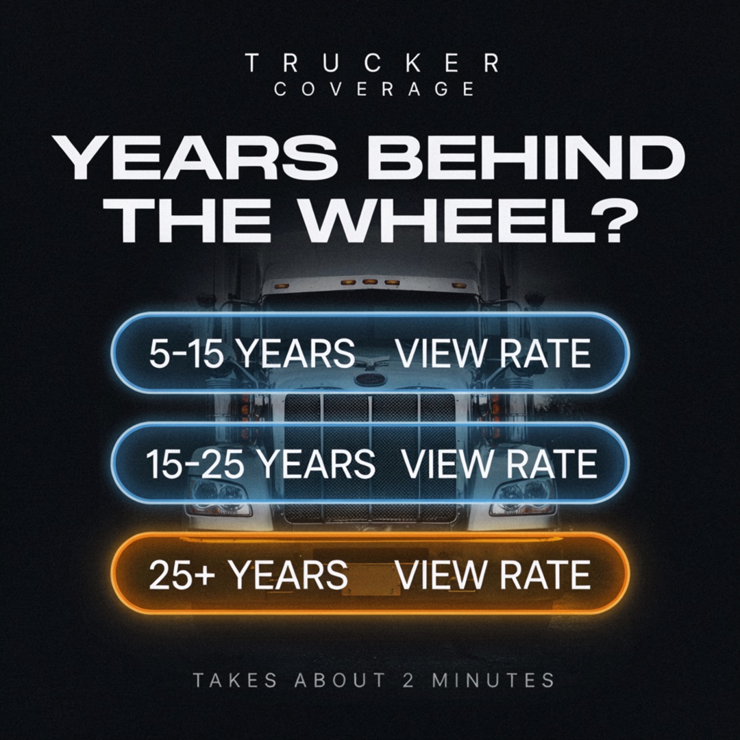 Truckers static ad — Years Wheel